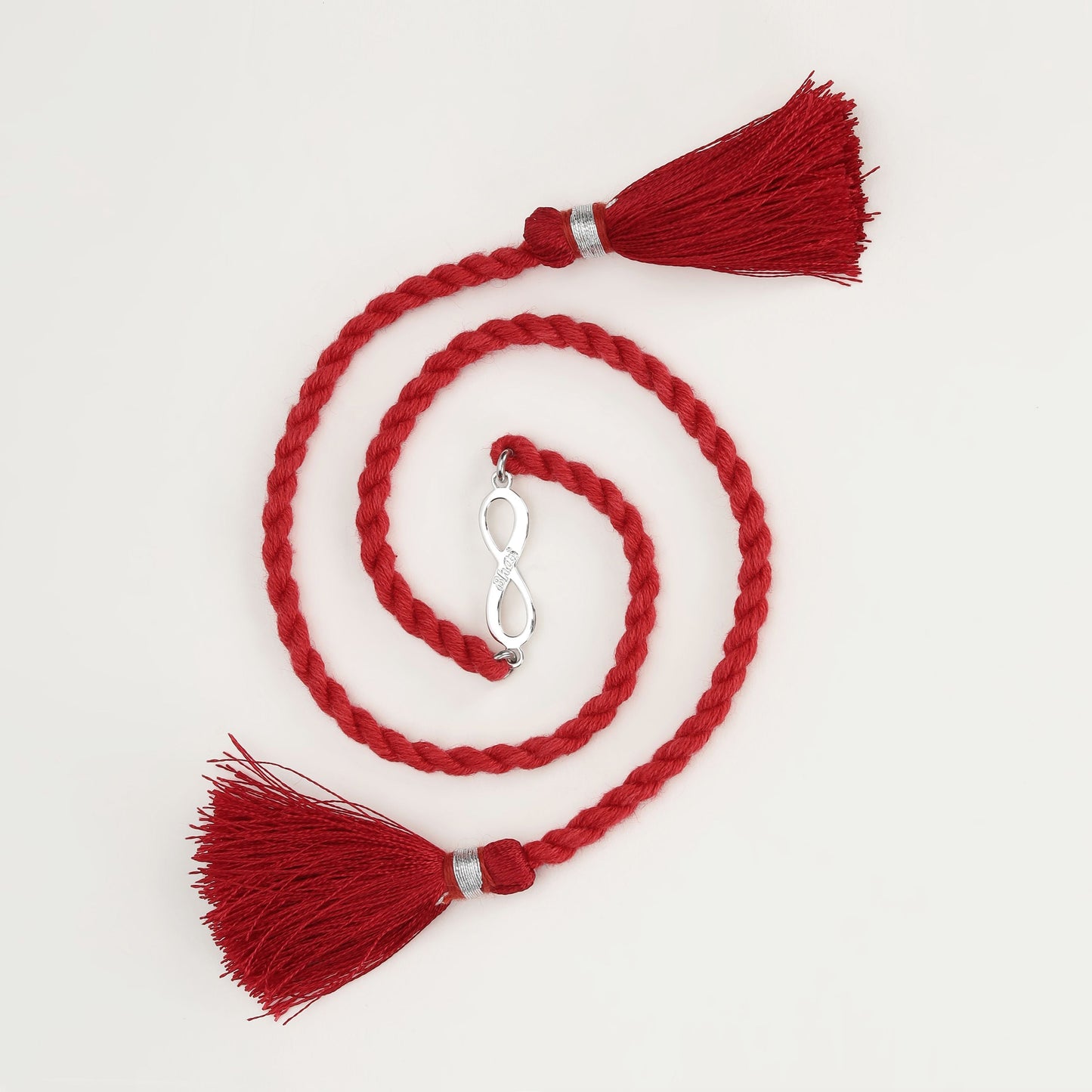 Timeless Bhaiya Bhabhi Rhodium-Plated Sterling Silver Thread Rakhi Combo