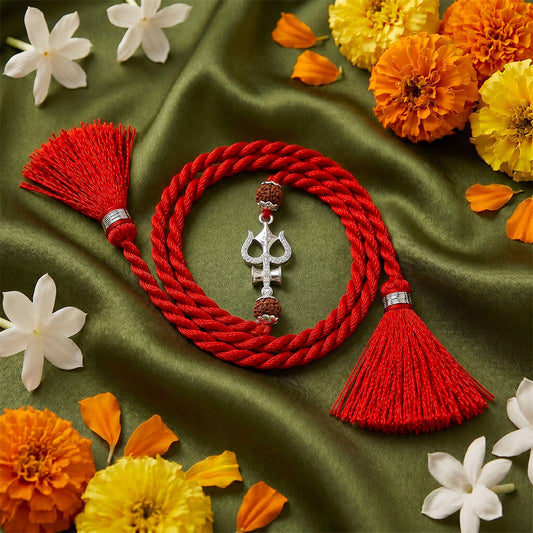Trishul Rudraksha Rakhi