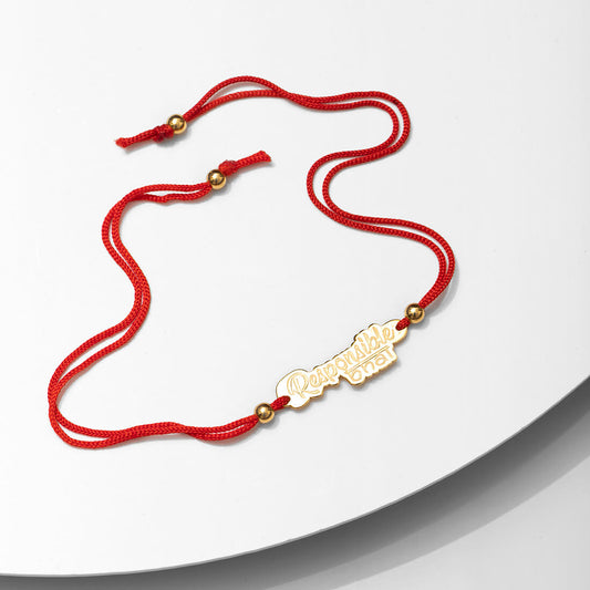 Rakhi Special 925 Sterling Silver Responsible Bhai Rakhi