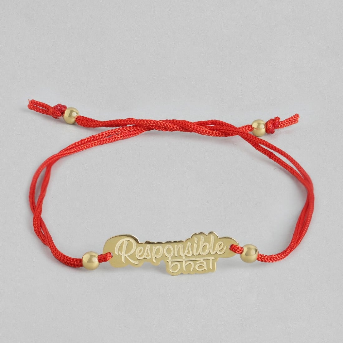 Rakhi Special 925 Sterling Silver Responsible Bhai Rakhi