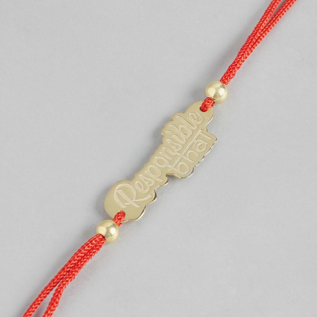 Rakhi Special 925 Sterling Silver Responsible Bhai Rakhi