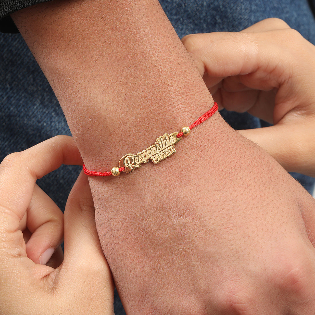 Rakhi Special 925 Sterling Silver Responsible Bhai Rakhi