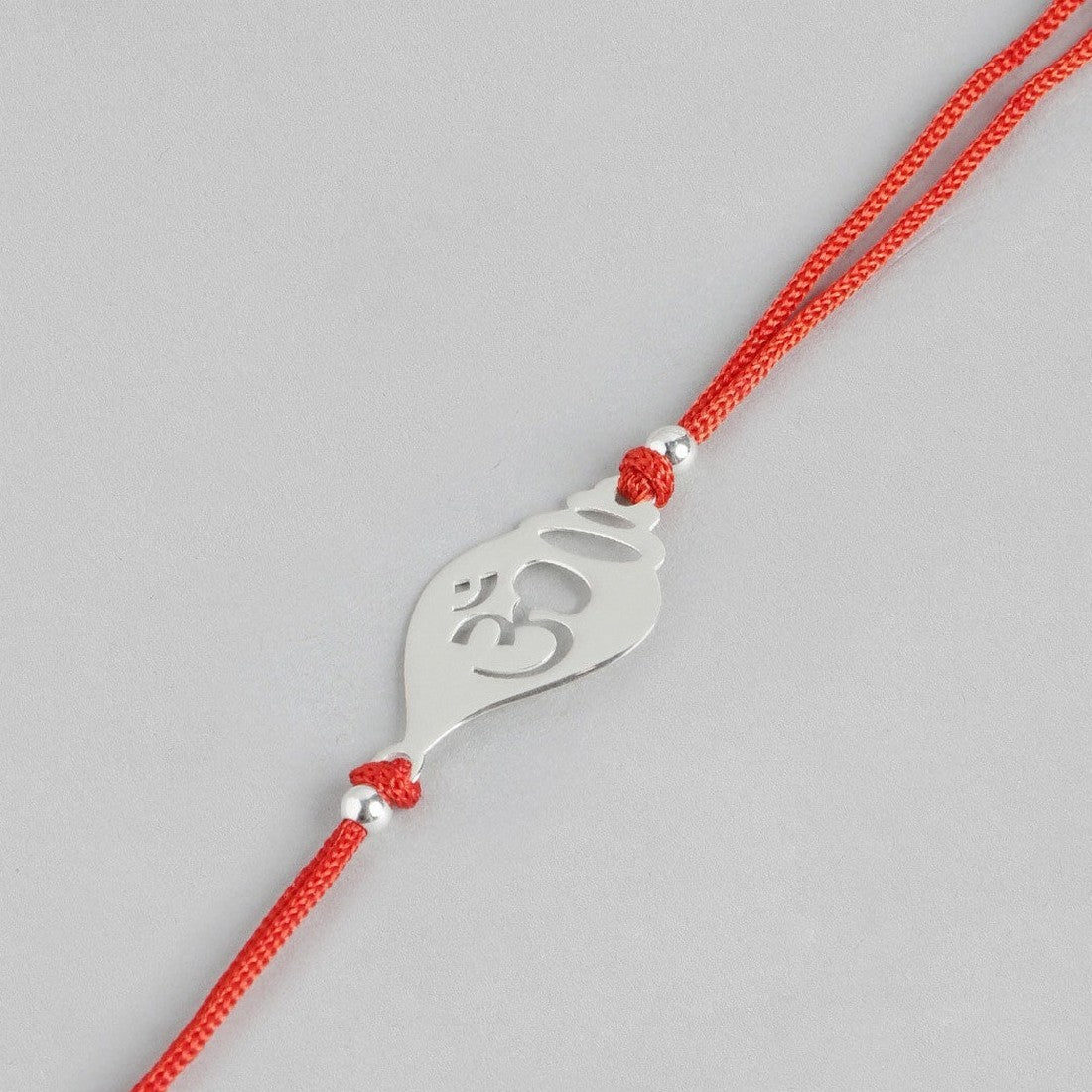 Rakhi Special 925 Sterling Silver Om Rakhi
