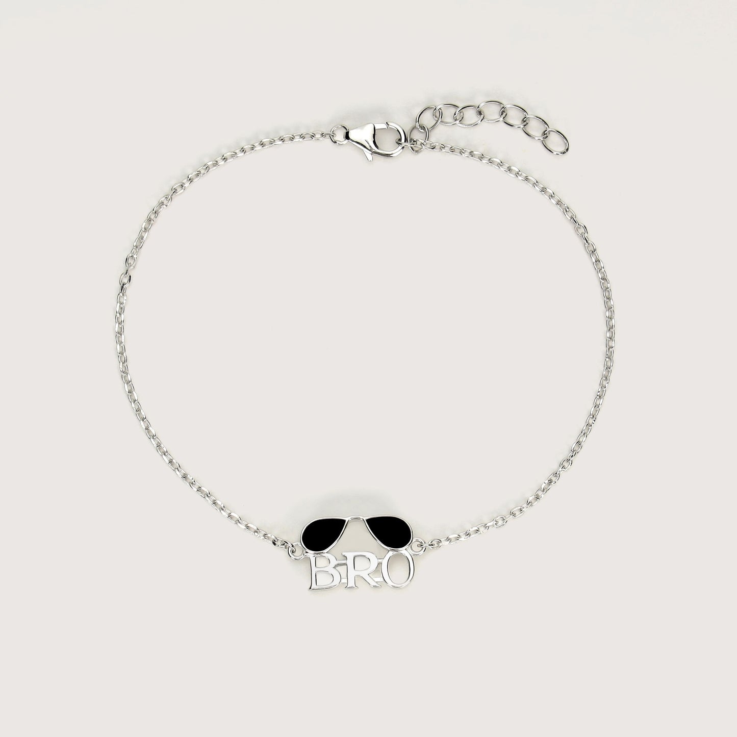 Cool Bro Rhodium-Plated 925 Sterling Silver Rakhi