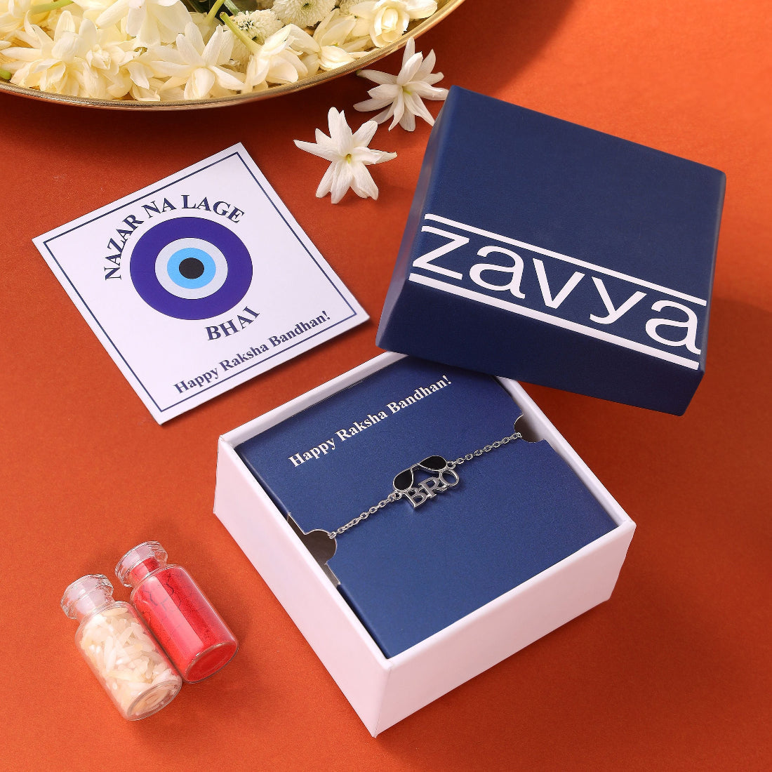 Cool Bro Rhodium-Plated 925 Sterling Silver Rakhi