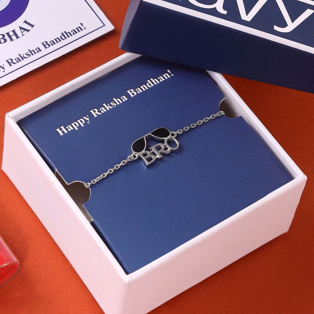 Cool Bro Rhodium-Plated 925 Sterling Silver Rakhi