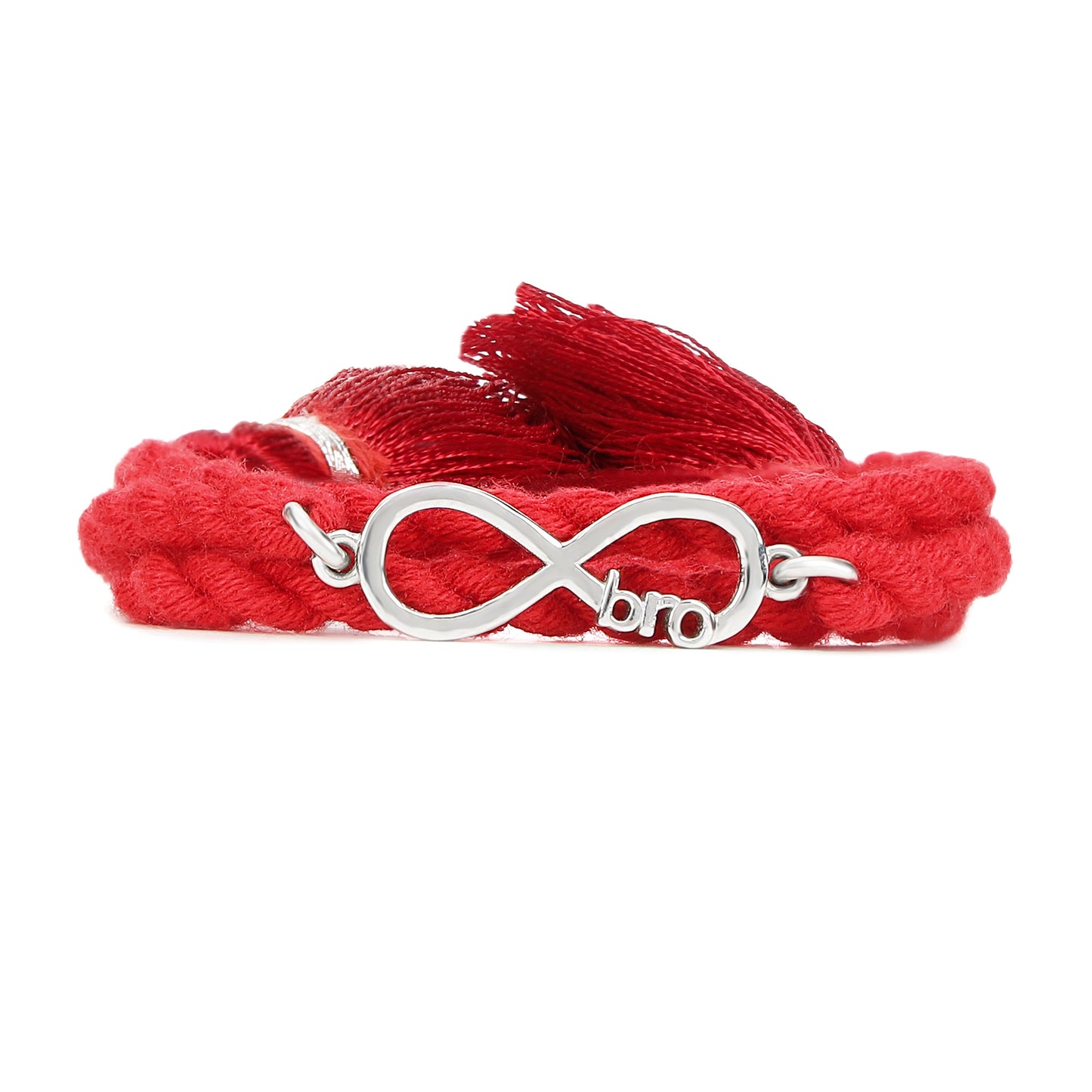 Eternal Bond Gold & Rhodium-Plated 925 Sterling Silver Bro Rakhi Combo
