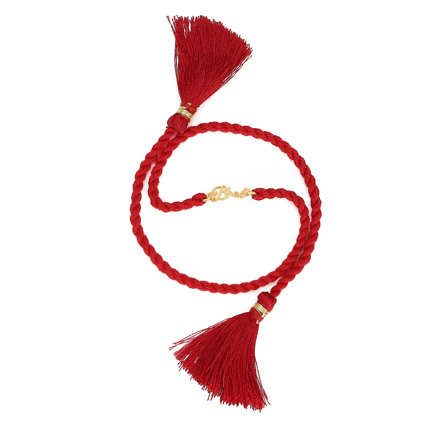 Blessed Bhai Gold-Plated 925 Sterling Silver Rakhi