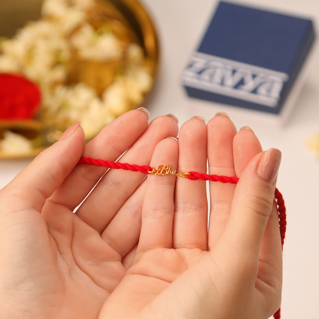 Blessed Bhai Gold-Plated 925 Sterling Silver Rakhi