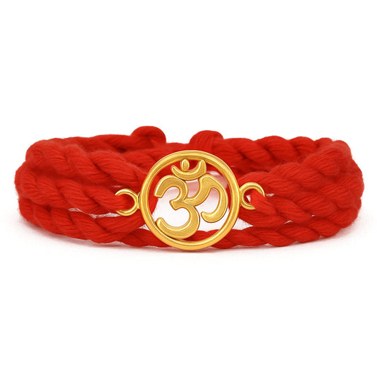 Divine Bonds: The Om-Infused 925 Sterling Silver Thread Rakhi