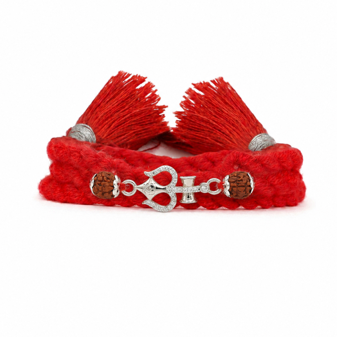 Trishul Rudraksha Rakhi